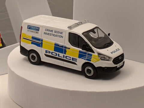 🇬🇧 Corgi 1/43 Ford Transit Custom North Yorkshire Police Van Model