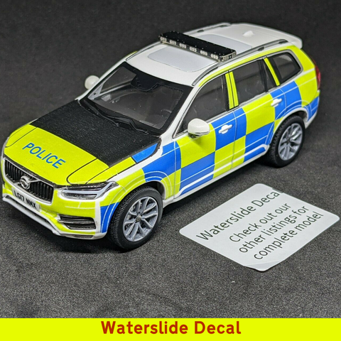 🇬🇧 Emergency Services Decal for Volvo XC90 (2nd Gen) Models