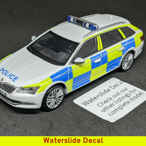🇬🇧 Emergency Services Decal for Skoda Superb Combi (3rd Gen) Models